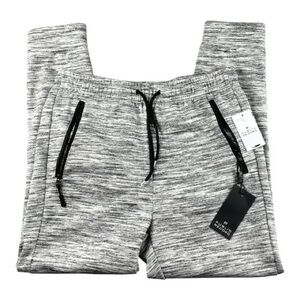 NWT Public Record Regular Fit Gray White Men’s Joggers Sz S